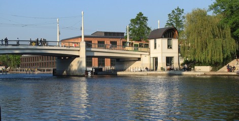 Jahrtausendbrücke über die Havel in Brandenburg