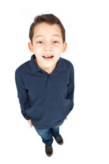 Handsome little boy posing