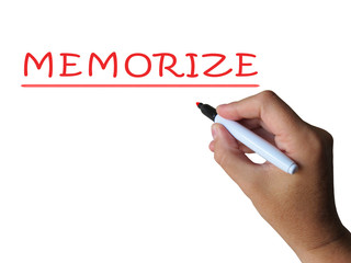 Memorize Word Means Commit Information To Memory