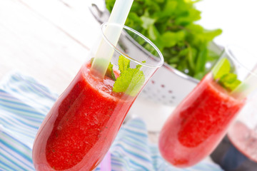 strawberry smoothie