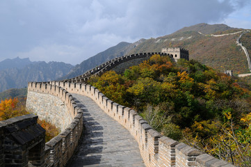 la grande muraille de chine à Mutianyu