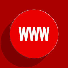 www web flat icon