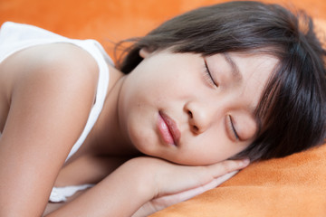 Obraz na płótnie Canvas Girl sleeping