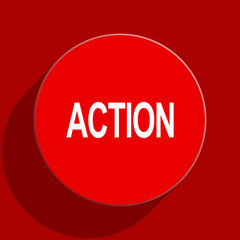 action web flat icon