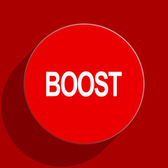 boost web flat icon