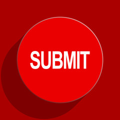 submit web flat icon