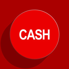 cash web flat icon