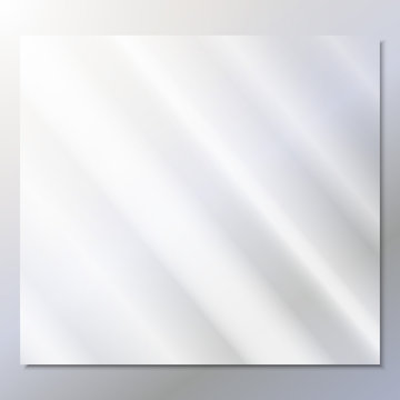 transparent glass on a gray background vector