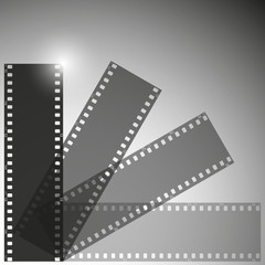 film strip vector background