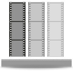 set of films pattern vector background