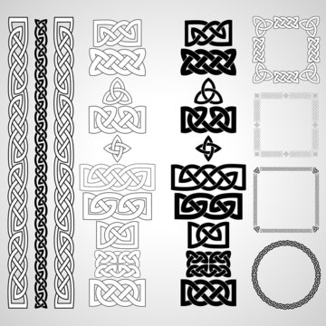 Celtic knots, patterns, frameworks