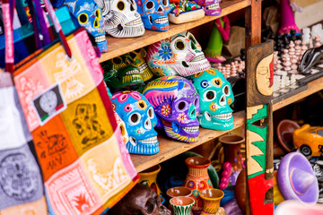 Fototapeta na wymiar Mexican souvenirs