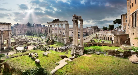 Türaufkleber Forum Romanum, Rom © fabiomax