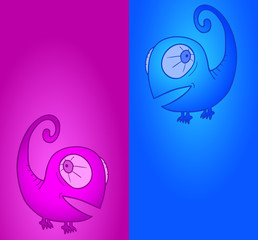 Banner chameleon
