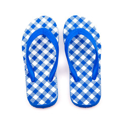 Flip flops isolated white background