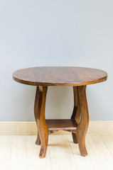 Wood chair table