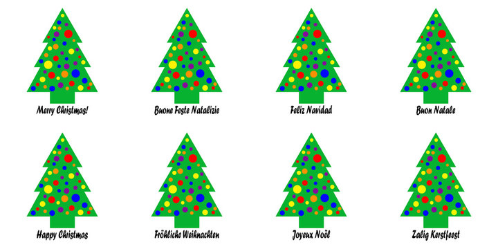 Christmas Tree Tags or Stickers