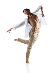Caucasian male dancer - 64380402