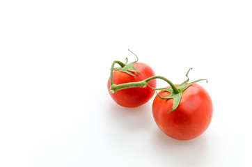 Tomato isolated on white