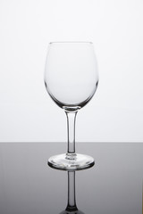 Simplicity - Empty White Wine Glass