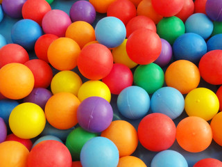 colorful plastic ball for background