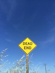 dead end traffic sign