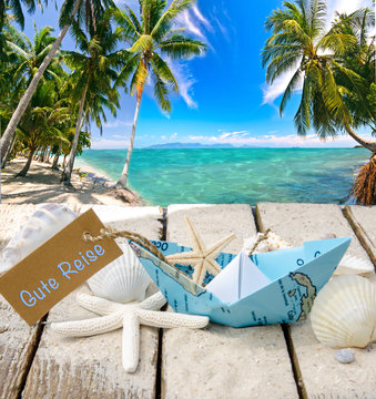 Gute Reise ..... Strandurlaub, Bootsreise in die Karibik :)