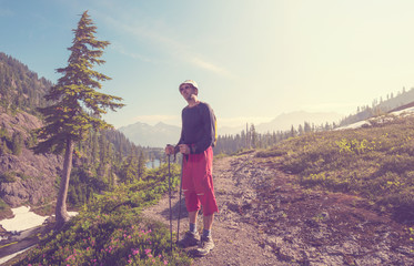 Fototapeta premium Hike in Baker Area