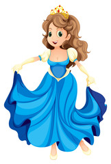 A happy young princess