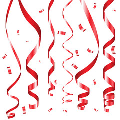 Holiday Serpentine Ribbons Set