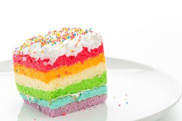 Rainbow cake