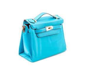 Handbag isolated white background