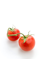 Tomato isolated on white