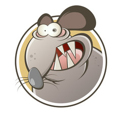 ratte cartoon lustig maus logo