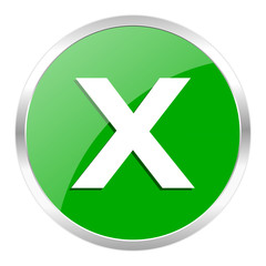 Obraz premium cancel icon