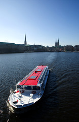 Naklejka premium Binnenalster - Hamburg