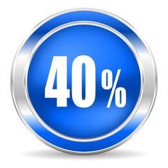 40 percent icon