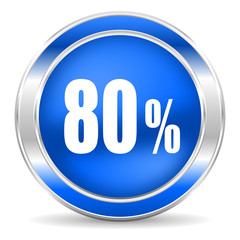 80 percent icon