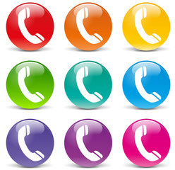 Phone set icons