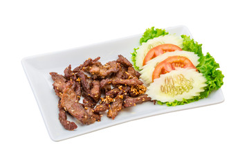Fried pork thai style