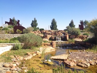 Comanche Spring monument in Ft. Stockton
