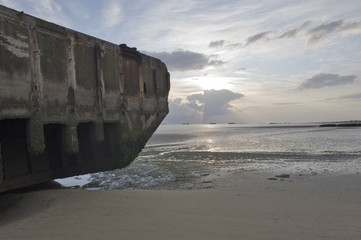 Arromanches-les-Bains, D-Day, Gold Beach, Mulberry-Hafen