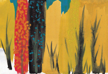 수채화 추상 배경이미지