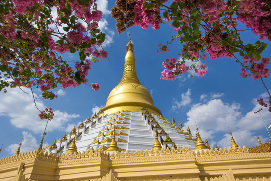 Golden pagoda Bago Myanmar.