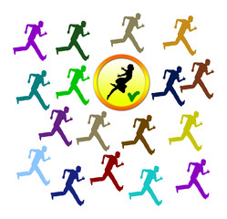 Woman is surpassing her male competitors