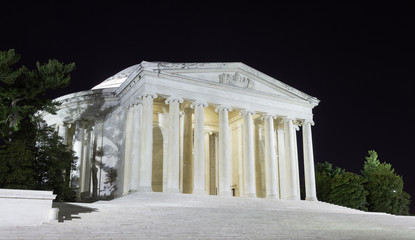 Obraz premium Washington, DC - Jefferson Memorial at night