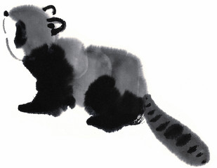 동물 수묵화 © wizdata