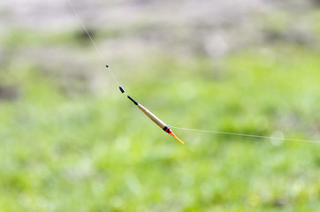 Float hanging on the line