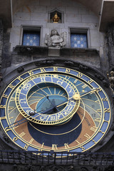 View of astronomical clock