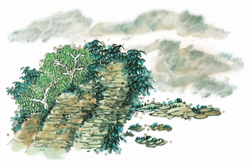 아름다운 산수화